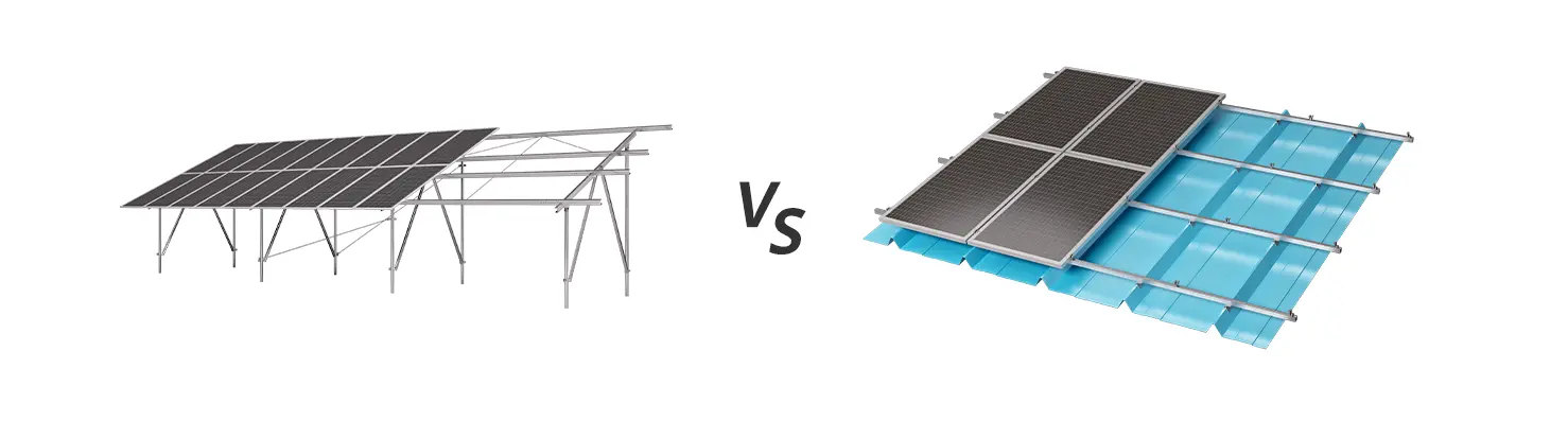 Fixed Ground Mount vs Roof Mount Solar