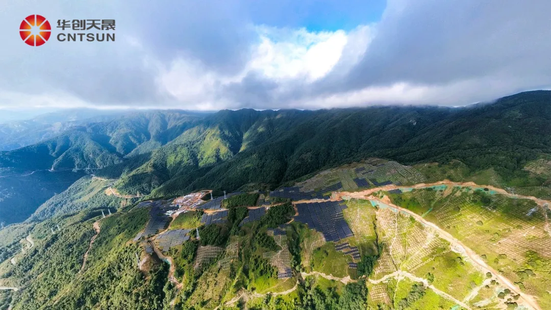 190MW! CNTSUN won the bid for the DaTang Mengyou 190MW Tea-solar Hybrid Solar Mounting Photovoltaic Project